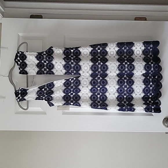 Navy and White Dress - Picture 4 of 6